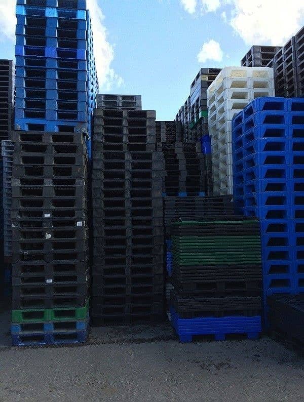 Used Imported Pallet in Pakistan | Plastic & Wooden Pallets Stock Sale 0