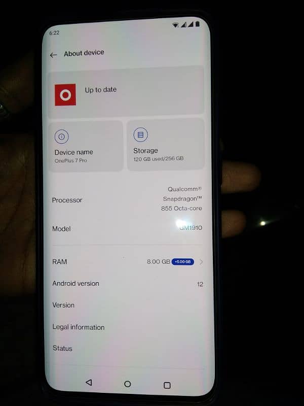 One Plus 7 Pro 8/256 7