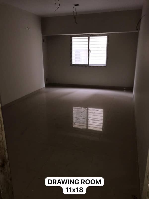 Prime Location GULSHAN-E-IQBAL APPARTMENT For Sale In The Perfect Location Of CRYSTAL RESIDENCIA 4