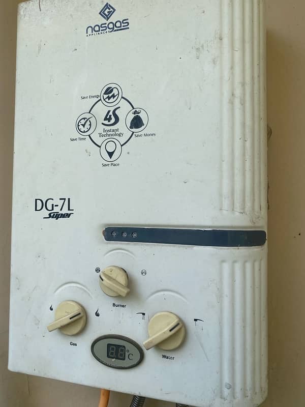 Nasgas Geyser DG-07L Super (7Ltr) Gas Instant Water Heater 2