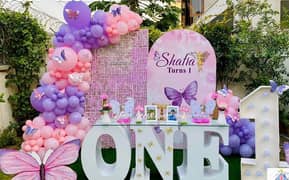 Birthday decoration / aqeeqah ceremony / event / surprise party