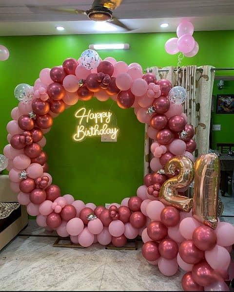 Birthday decoration / aqeeqah ceremony / event / surprise party 4