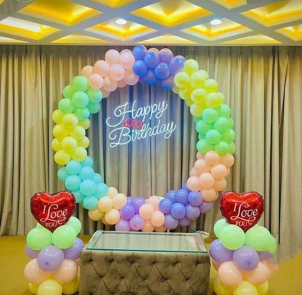 Birthday decoration / aqeeqah ceremony / event / surprise party 5