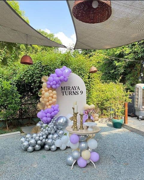 Birthday decoration / aqeeqah ceremony / event / surprise party 9