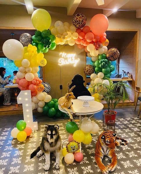 Birthday decoration / aqeeqah ceremony / event / surprise party 14