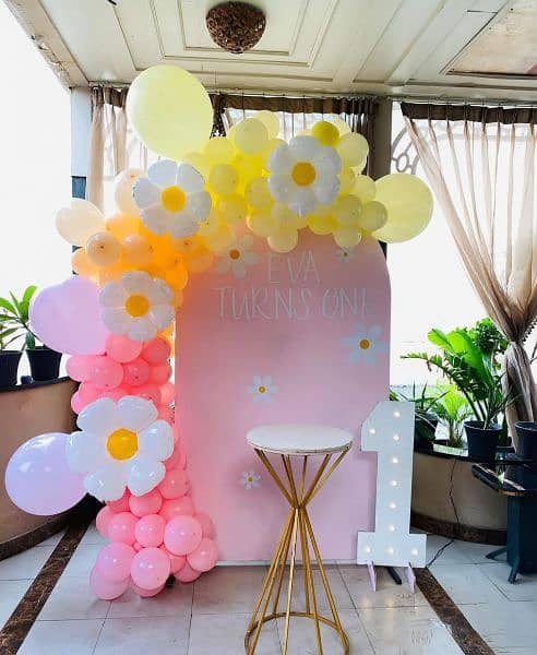 Birthday decoration / aqeeqah ceremony / event / surprise party 15