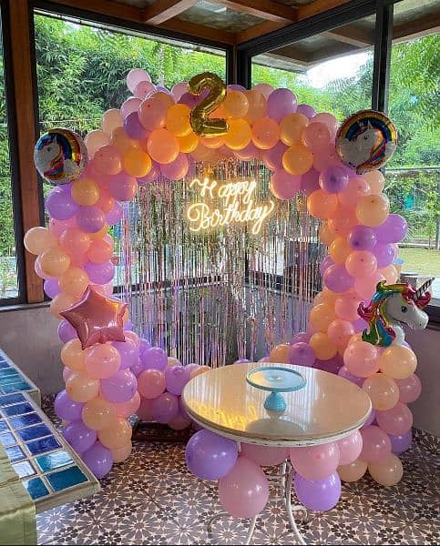 Birthday decoration / aqeeqah ceremony / event / surprise party 16