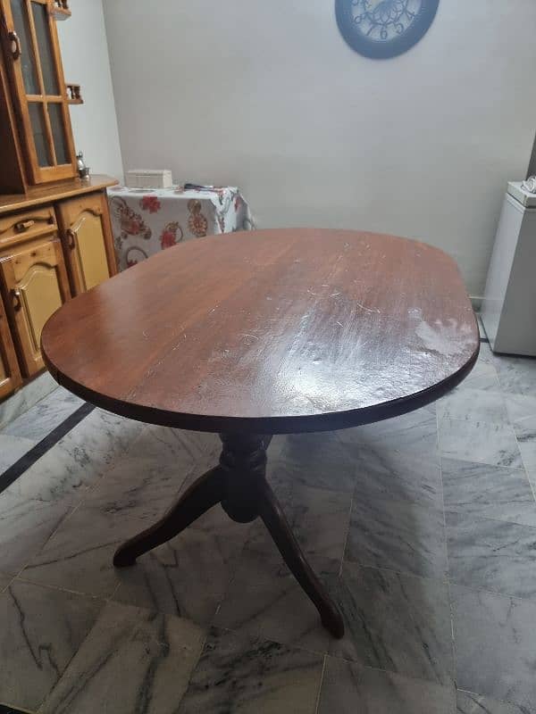 Heading: "Used Dining Table Set with 6 Chairs - Great Condition 2