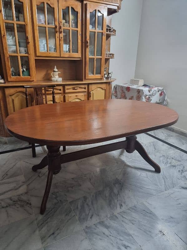 Heading: "Used Dining Table Set with 6 Chairs - Great Condition 4