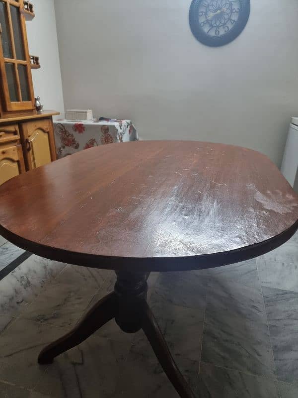 Heading: "Used Dining Table Set with 6 Chairs - Great Condition 5