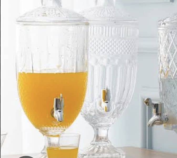 glass beverage dispenser 2