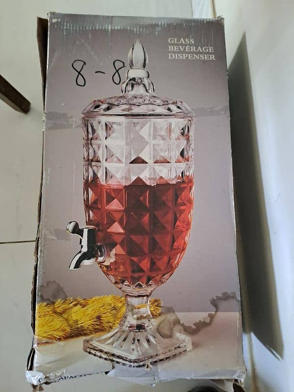 glass beverage dispenser 5