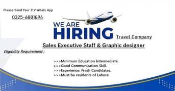 Sales Executive and Graphic Designer