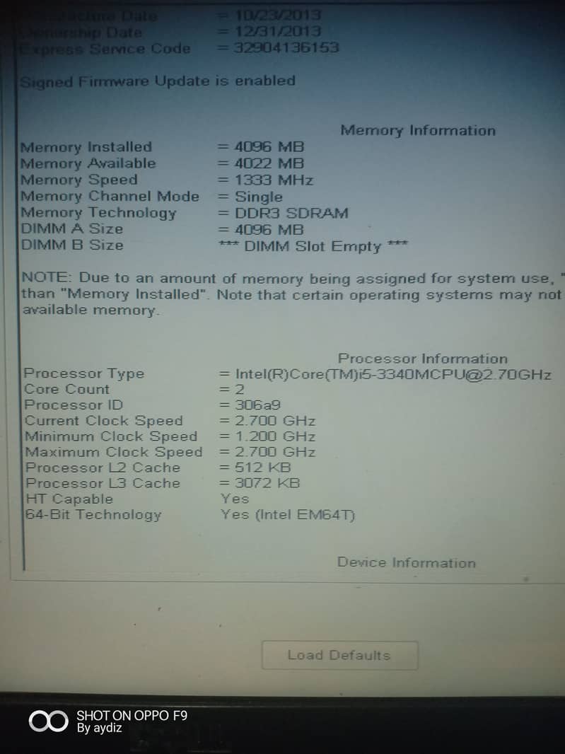 core i5 3rd generation 4