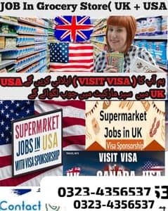 JoB in Grocery Store In( Uk+ USA ) visit visa apply kra or uk +USA gai