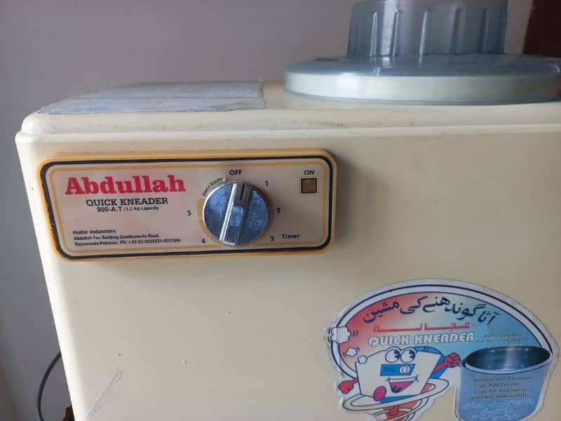 Abdullah Dough Kneeder Atta Making Machine 5