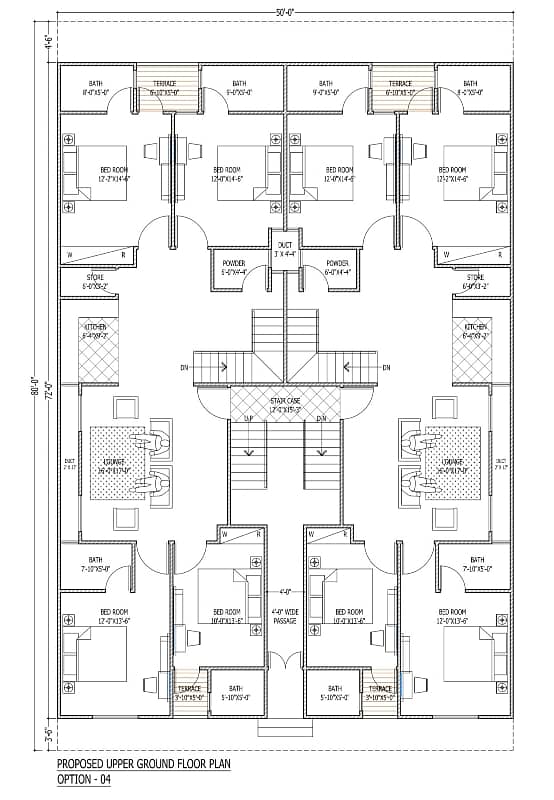 4 bed dd portion available on Booking allama iqbal road 2