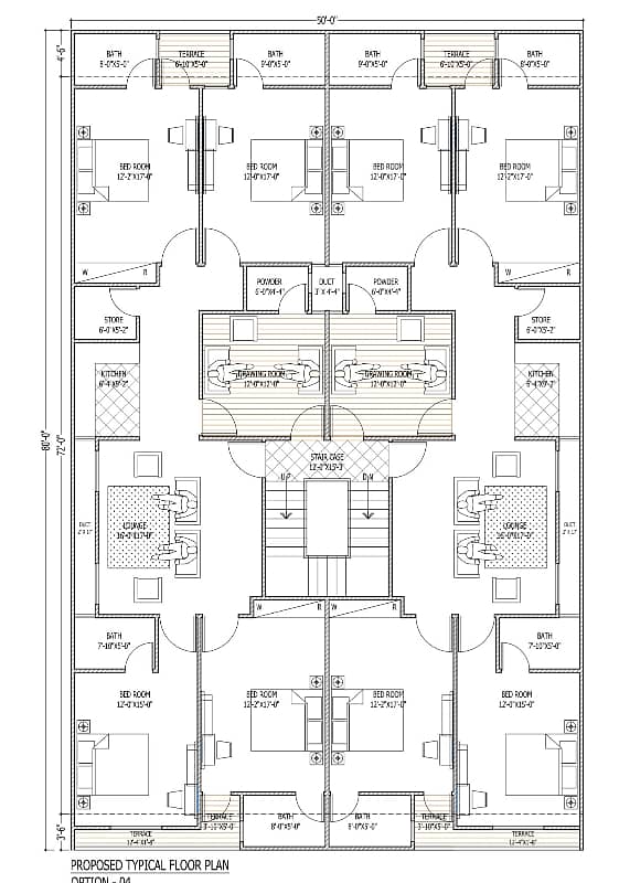 4 bed dd portion available on Booking allama iqbal road 3