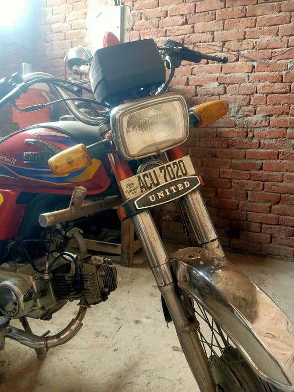 united 70cc  2020 bike saf condition 3