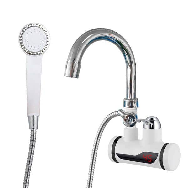 Electric Instant Water Heater Tap With Shower 0