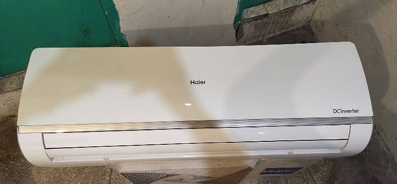 Haier 1.5 ton inverter Heat and Cool with original Gass O33O-386OO25 3