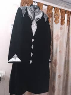 Black Velvet sherwani