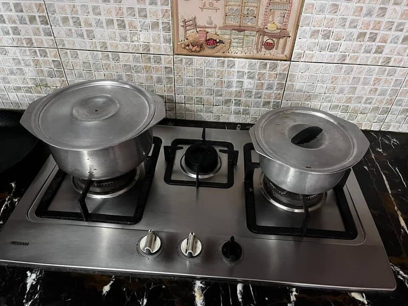 2 stoves 1 was electric and second one was manual 0