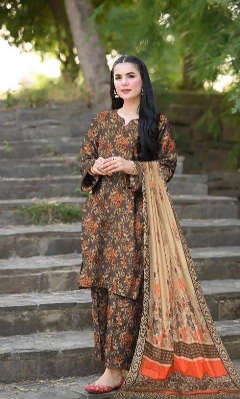 amna. b-3 khadar women 3 piece soot 0