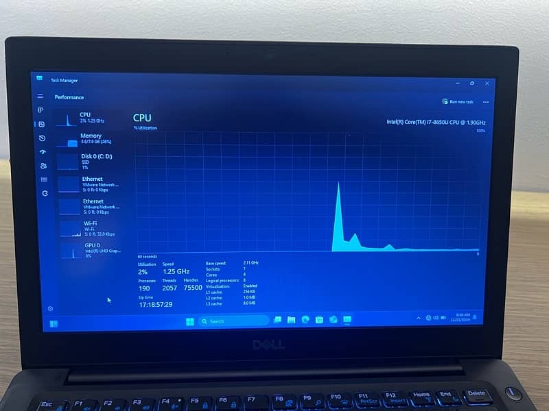 Dell Latitude 7290 i7 8th Gen 3