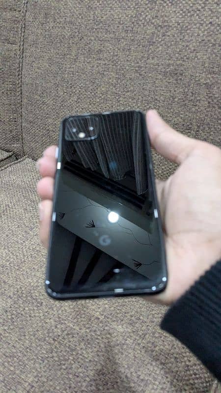 Google pixel 4 Black 6/64 (SIMs Working] 0