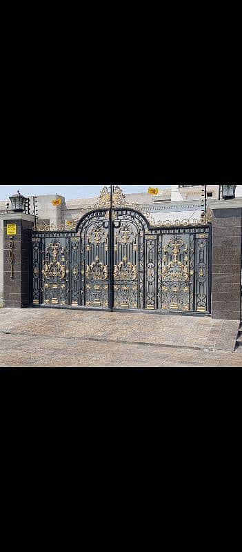 CNC gate,iron gate/windows,main gate,aluminum windowsglass,parkingshed 16