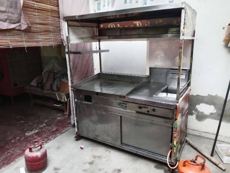 Burgare shwarma caunter for sale full steel boddy 1