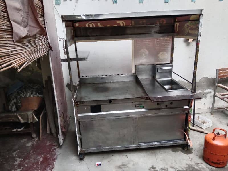 Burgare shwarma caunter for sale full steel boddy 2