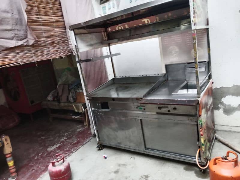 Burgare shwarma caunter for sale full steel boddy 3