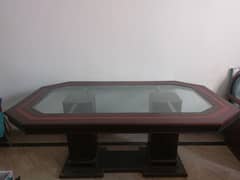 Wood Dinning Table 6 foot