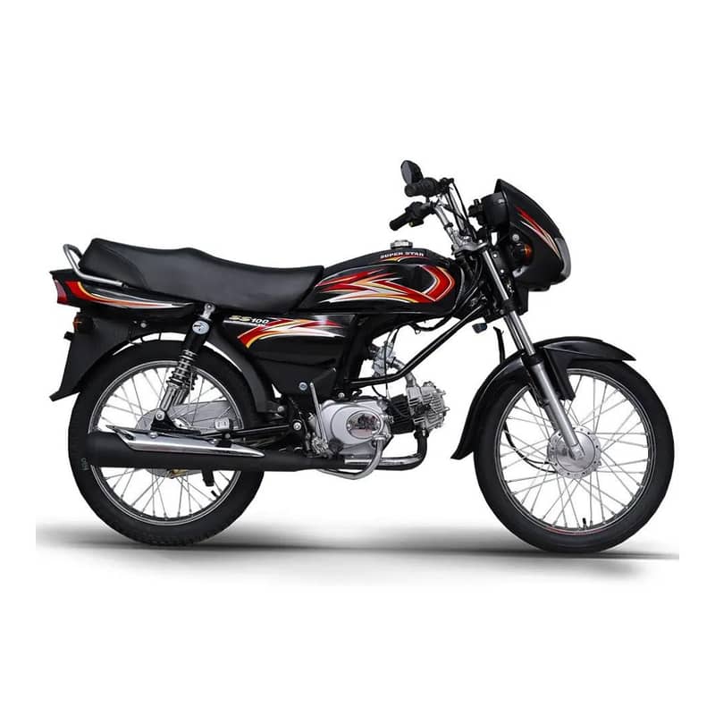 Bike On Installments Super Star 100cc 2024 Bike for sale in karachi 1