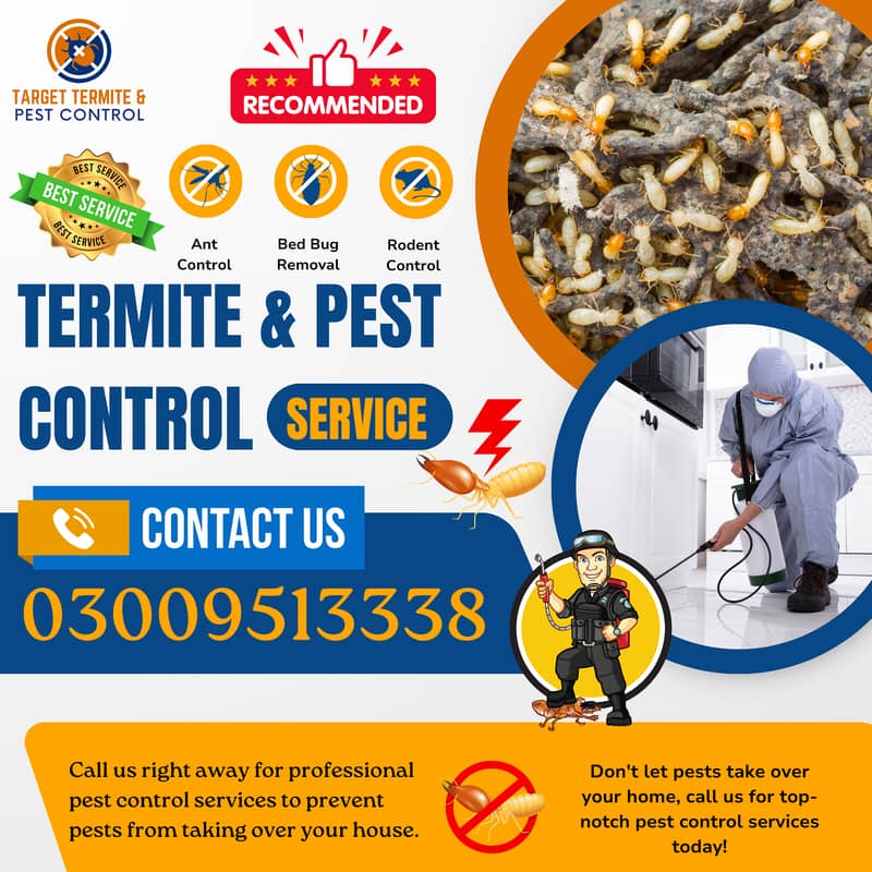 Pest Control/Termite Control/Fumigation Spray/Deemak Control Services 0