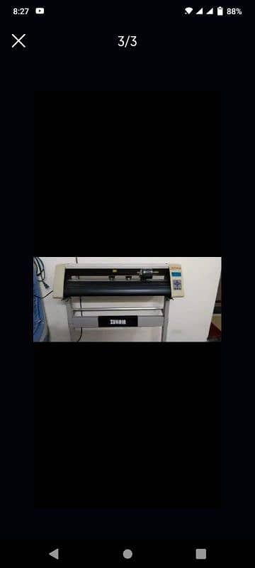 Red sail Plotter cutting printer RS720C Good condition and working 1