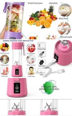 portable Mini Electric Juicer USB Charging and  cell no 03104274562