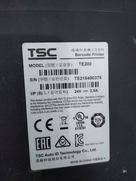 TSC T-200 BARCODE / LABEL PRINTER 2