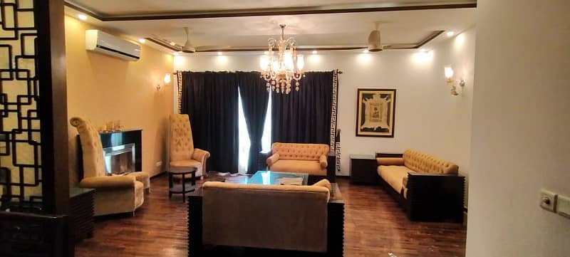 1 Kanal Beautifully Designed Semi Furnished House With 100% Original Pics Available For Rent In DHA Lahore 3