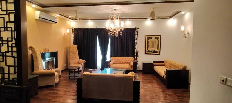 1 Kanal Beautifully Designed Semi Furnished House With 100% Original Pics Available For Rent In DHA Lahore 12