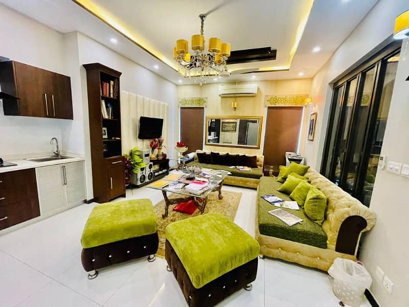 DHA Lahore 1 Kanal Brand New Mazher Munir Design House Full Furnished With 100% Original Pics Available For Sale 4