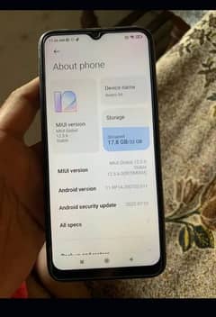 Redmi A9 2/32 box with mobile 10/9 condtion no open repair urgent sale