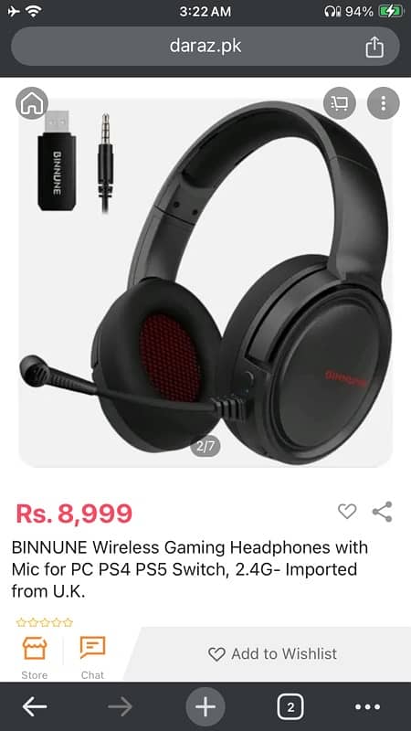 BINNUNE bw02. bt Bluetooth + wired  Gaming  headphones with boost sound 0