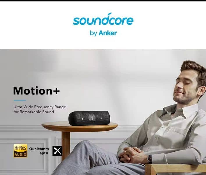 Anker & Tribit Soundcore Motion+Plus Bluetooth Speaker with Hi-Res 30W 7