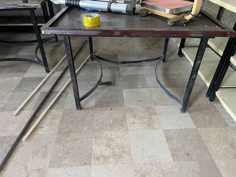 3 Iron Table 4 x 4 For sale 1