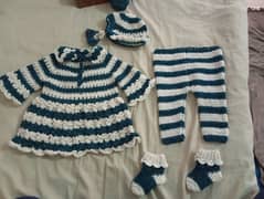 hand made baby frock with Croatia