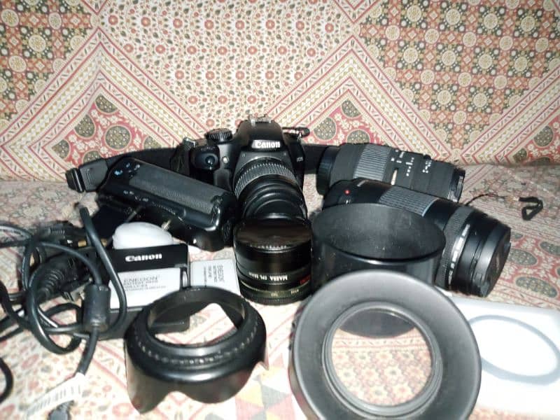 DSLR Camera & lenes proper kit 5