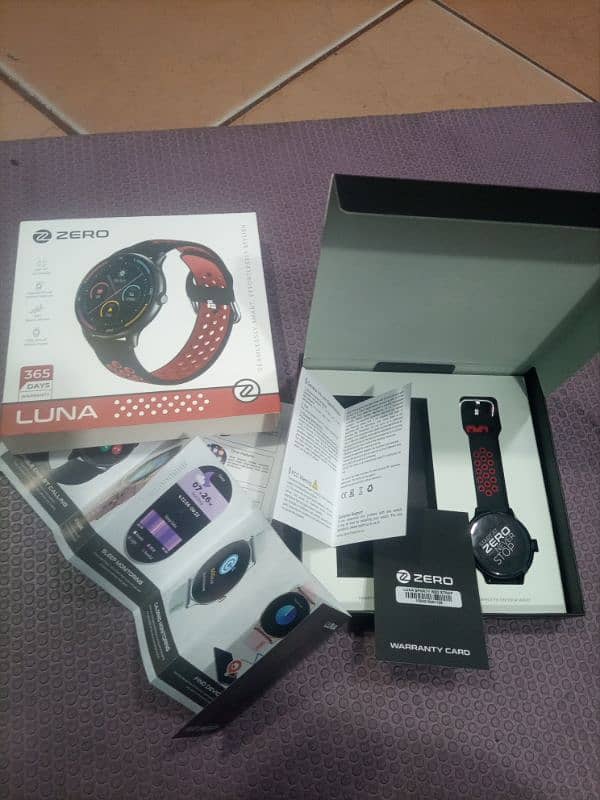 ZERO LIFE STYLE LUNA SMART WATCH CONDITION FULL NEW FOR URGENT SALE 4